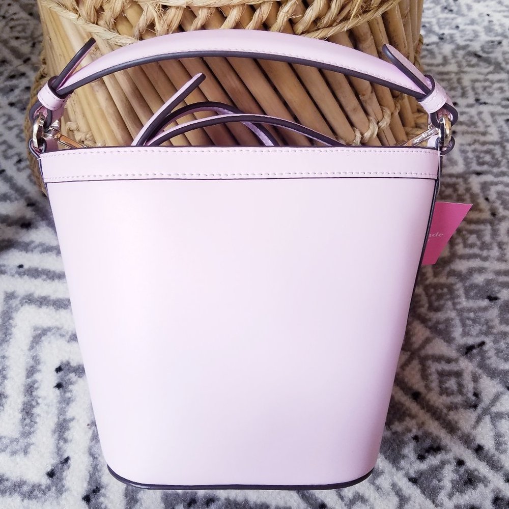 Kate Spade Pippa Flock Party Small Bucket Bag - Picture 5 of 9